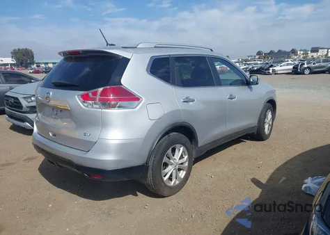 2016 Nissan Rogue Sv z USA, uszkodzony, nr VIN KNMAT2MT5GP605015
